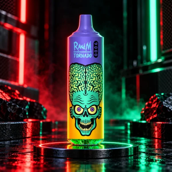 Fumot RandM Tornado 9000 Puffs s RGB podsvícením – oficiální obchod Fumot.cz